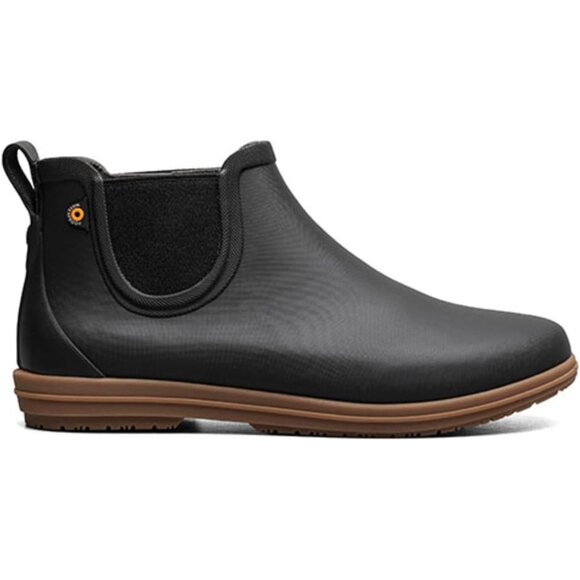 Comfortable Black Chelsea Boots - Women's Waterproof & Slip-On Style, Size 8 - Picture 2 of 7